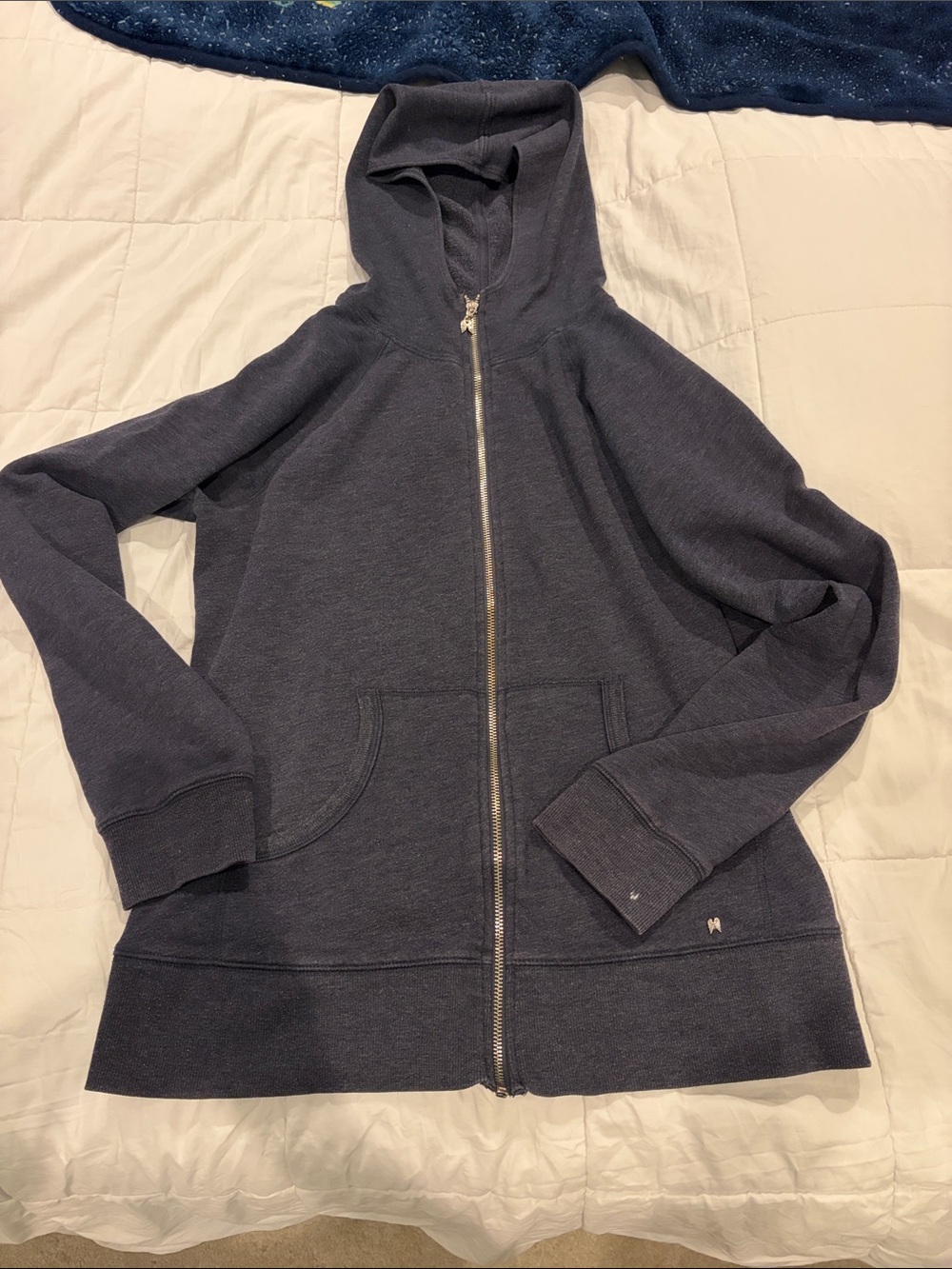 Victoria's Secret Dark Charcoal Full-Zip Hoodie